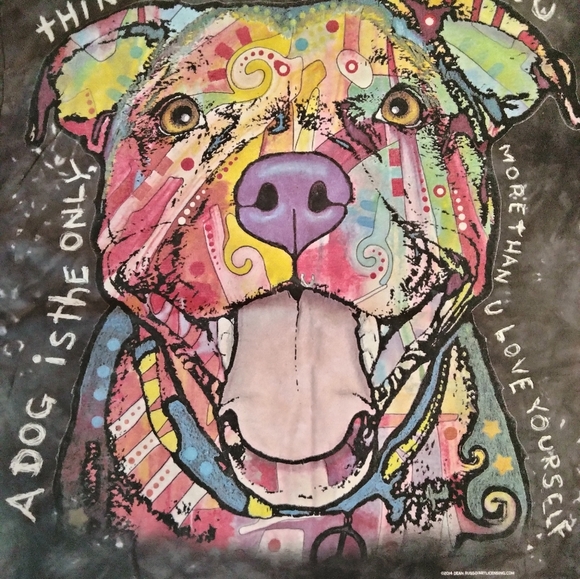 2014 Dean Russo Art Pitbull Shirt Sz. L - Picture 2 of 5